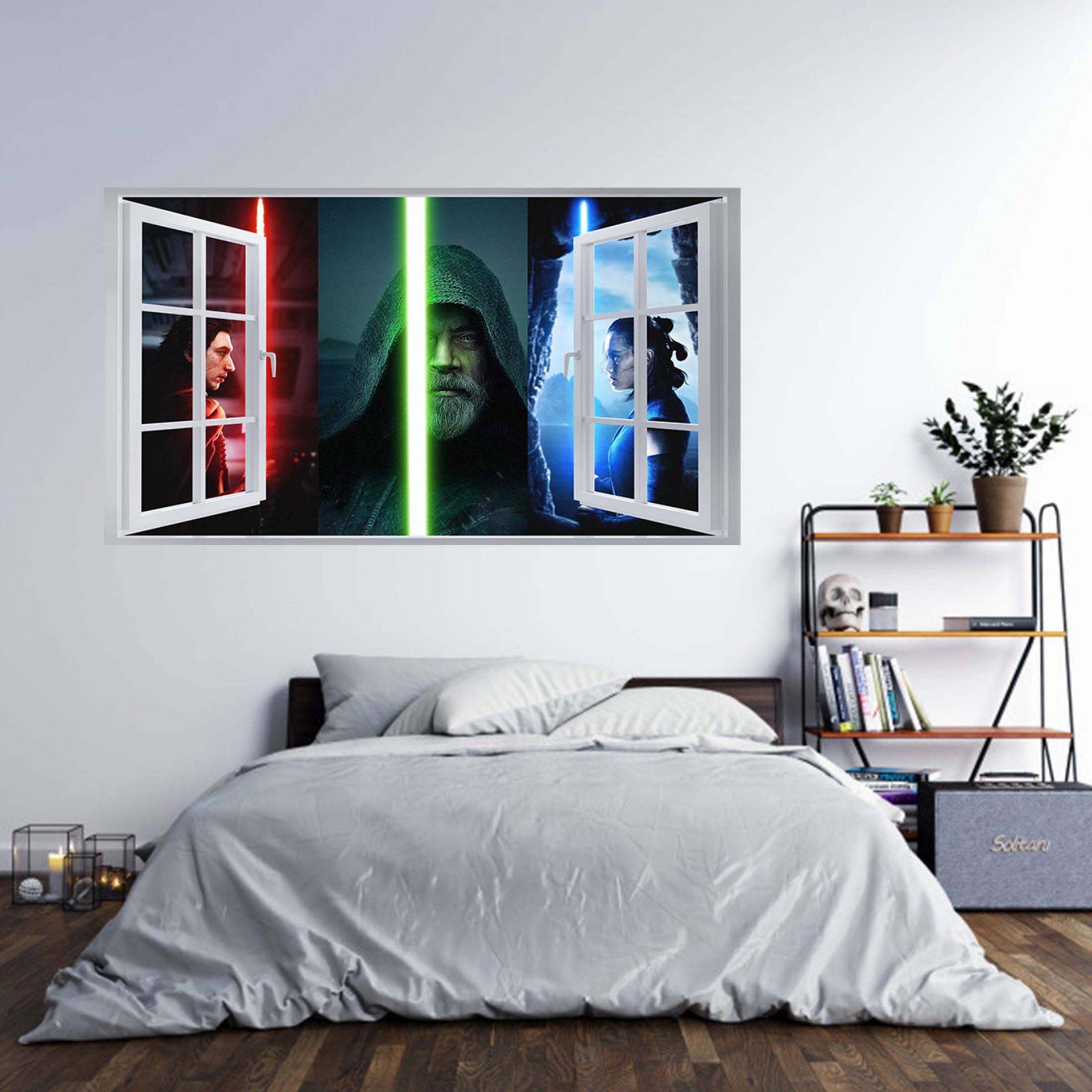 Star wars store bedroom wall stickers