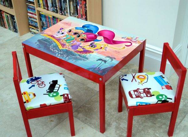 Shimer and Shine For Kids Laminated Vinyl Cover Self-Adhesive for Desk and Tables