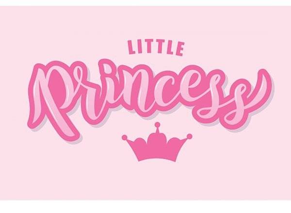 Little Princess For Kids Laminated Vinyl Cover Self-Adhesive for Desk and Tables