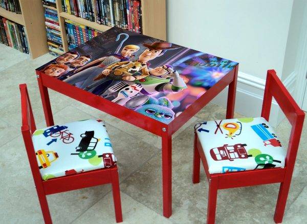 Toy Story For Kids Laminated Vinyl Cover Self-Adhesive for Desk and Tables
