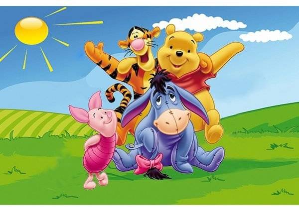 Winnie The Pooh For Kids Laminated Vinyl Cover Self-Adhesive for Desk and Tables