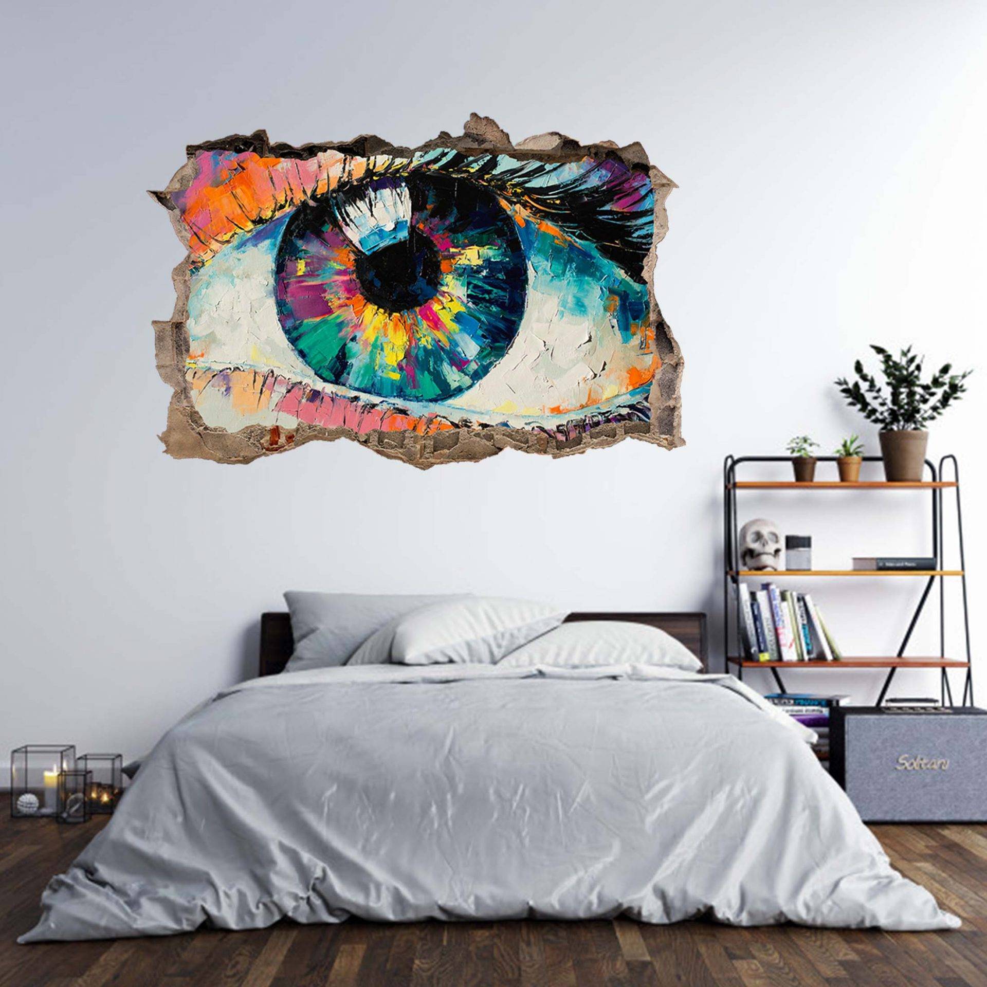 Bedroom sticker art sales