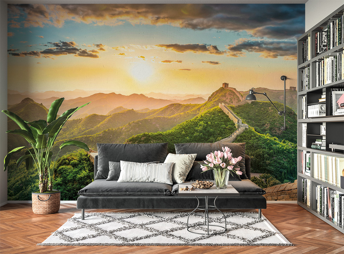 Chinesse Wall Landscape Wall Mural Photo Wallpaper UV Print Decal Art Décor