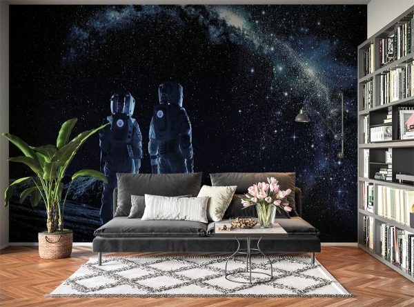 Astronaut in Space Wall Mural Photo Wallpaper UV Print Decal Art Décor