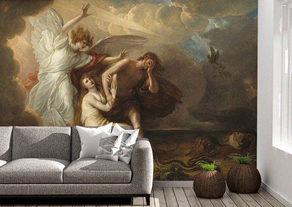 Adam and Eve Paradise Wall Mural Photo Wallpaper UV Print Decal Art Décor