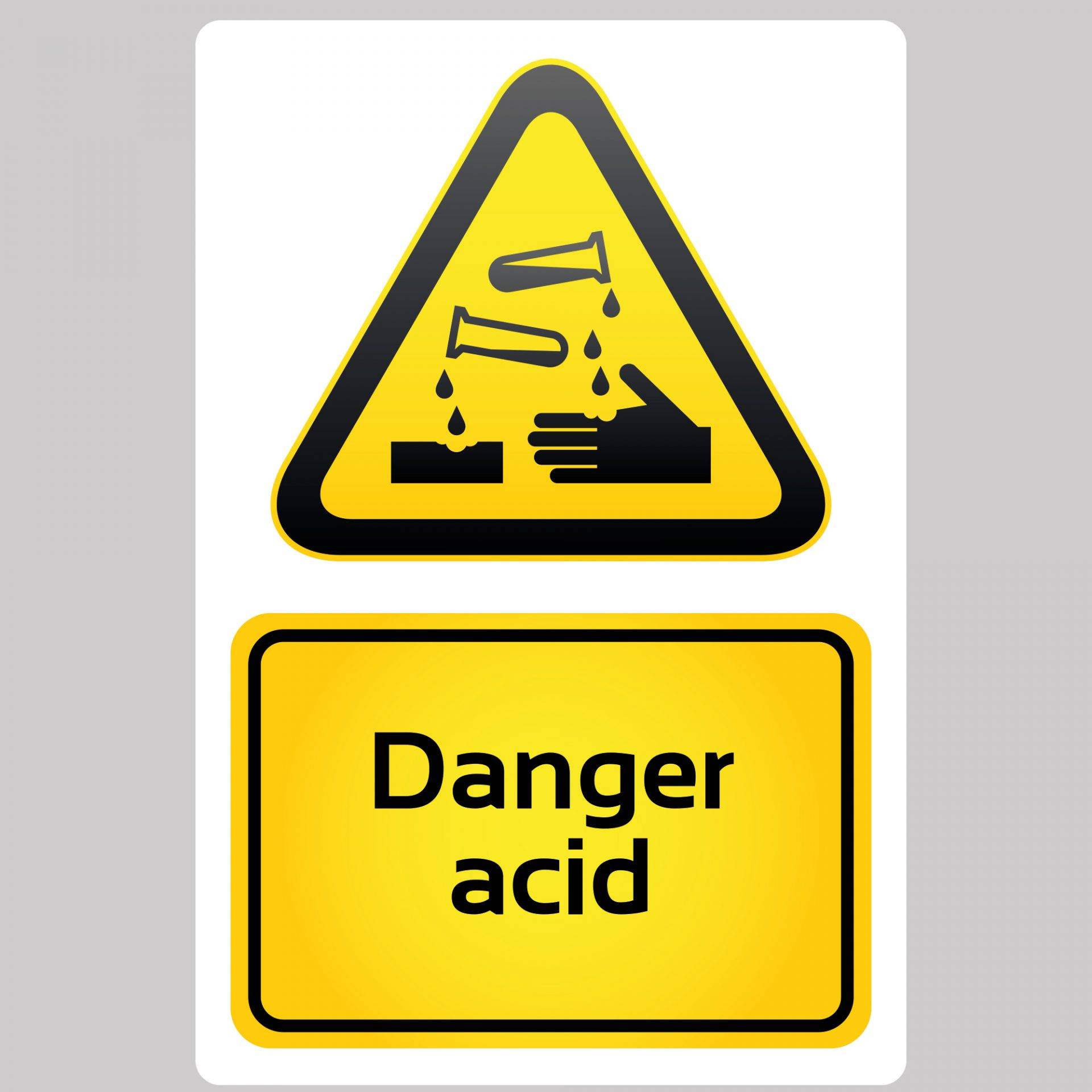Danger Acid Safety