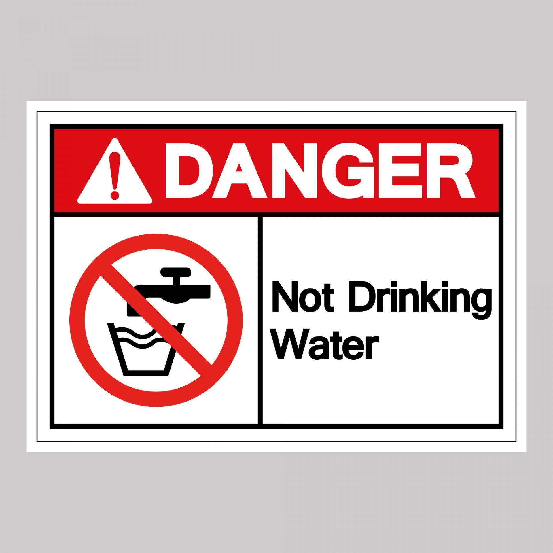 Danger Not Drinking Water