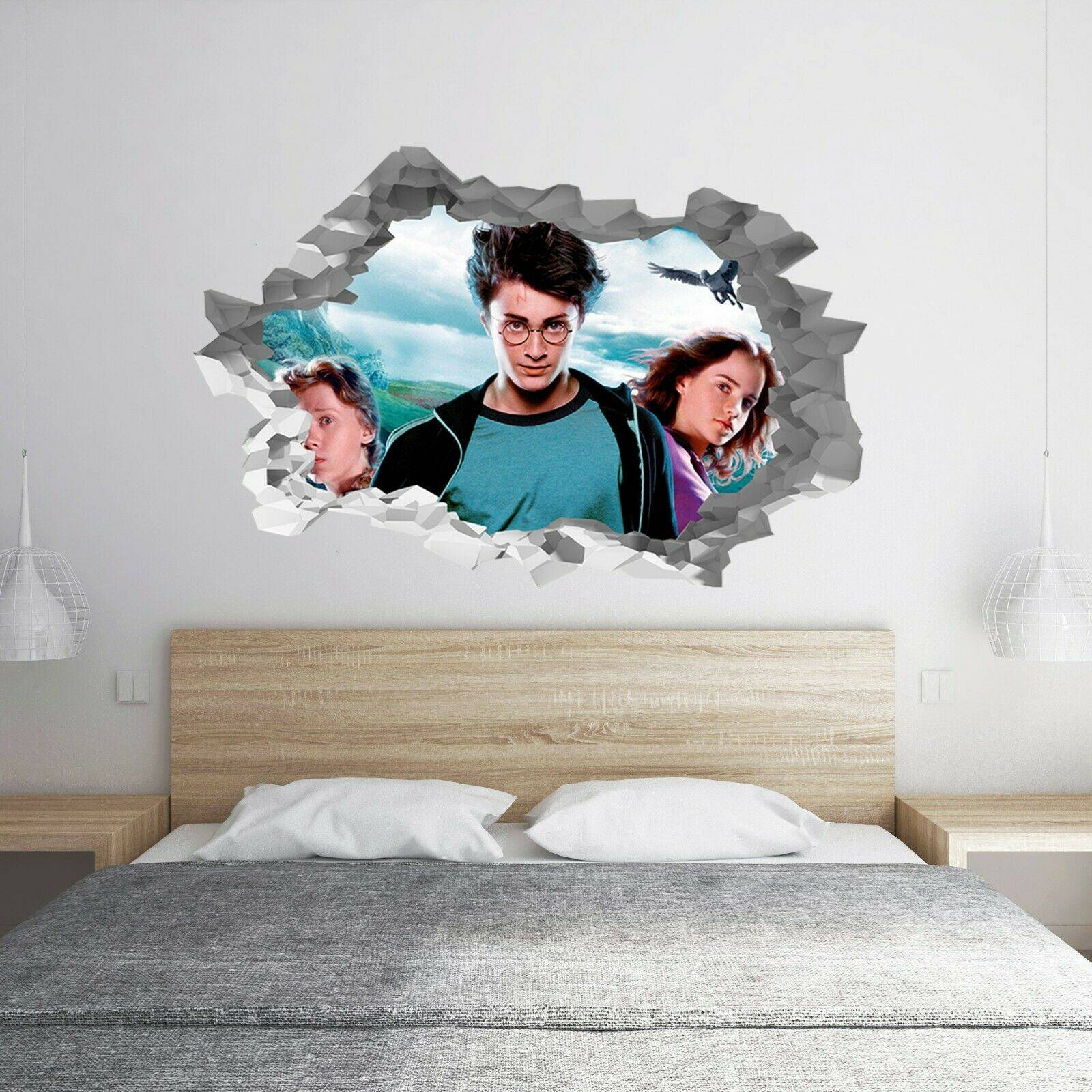 Wall Sticker Harry Potter Theme 3D Hole Effect - Blue Side Studio